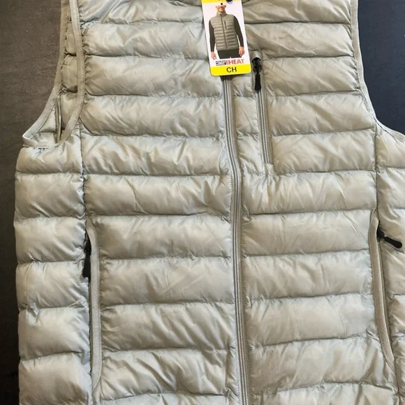 32 Degrees Silver Puffer Vest Size S small NWT - Picture 1 of 13